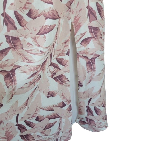 House of Harlow 1960 Sz M Tropical Floral Peasant Boho Midi Dress - Picture 4 of 15